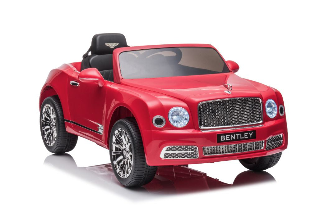 Battery Car Bentley Mulsanne Red Painted – Electric Ride-On