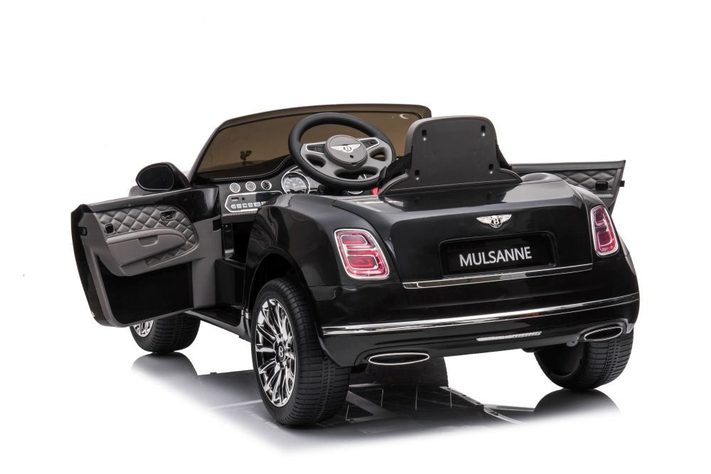 Battery Car Bentley Mulsanne Black Painted – view 4