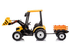 Battery-operated tractor with trailer Hercules Yellow 24V – view 7