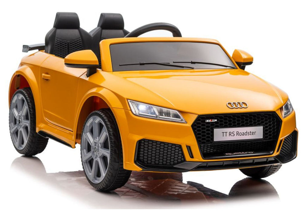 Battery Vehicle Audi TTRS Yellow – Electric Ride-On