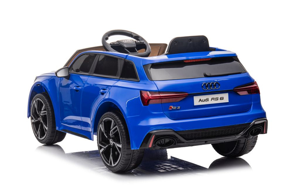 Pojazd na Akumulator Audi RS6 BRD-2118 Niebieski – view 6