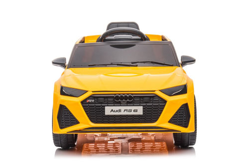 Electric Ride On Car Audi RS6 BRD-2118 Yellow – view 2