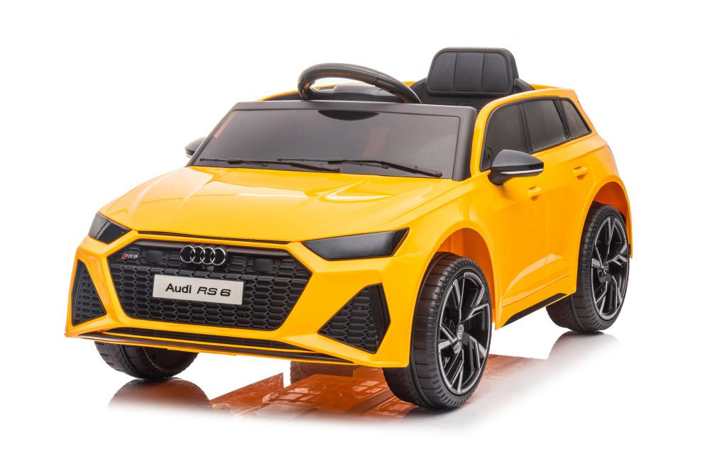 Electric Ride On Car Audi RS6 BRD-2118 Yellow – view 3