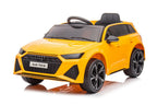 Electric Ride On Car Audi RS6 BRD-2118 Yellow – view 4