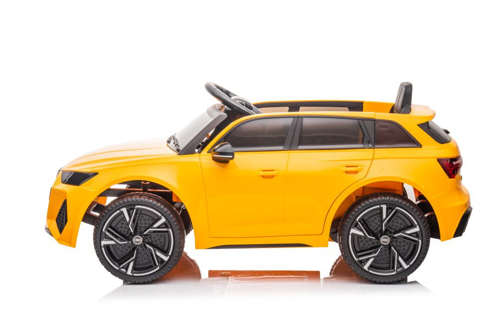 Electric Ride On Car Audi RS6 BRD-2118 Yellow – view 5