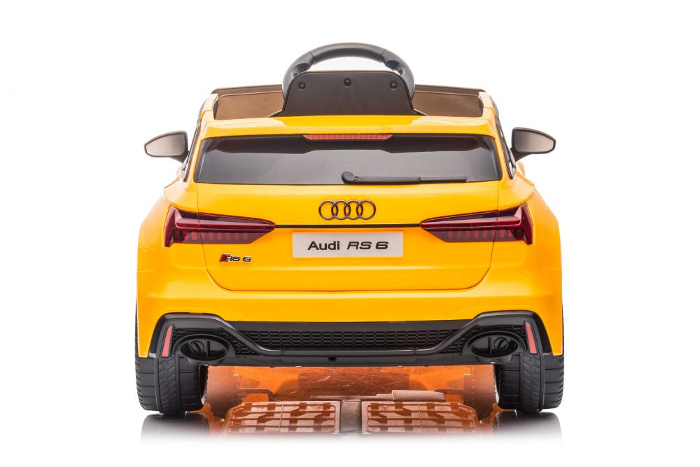 Electric Ride On Car Audi RS6 BRD-2118 Yellow – view 7