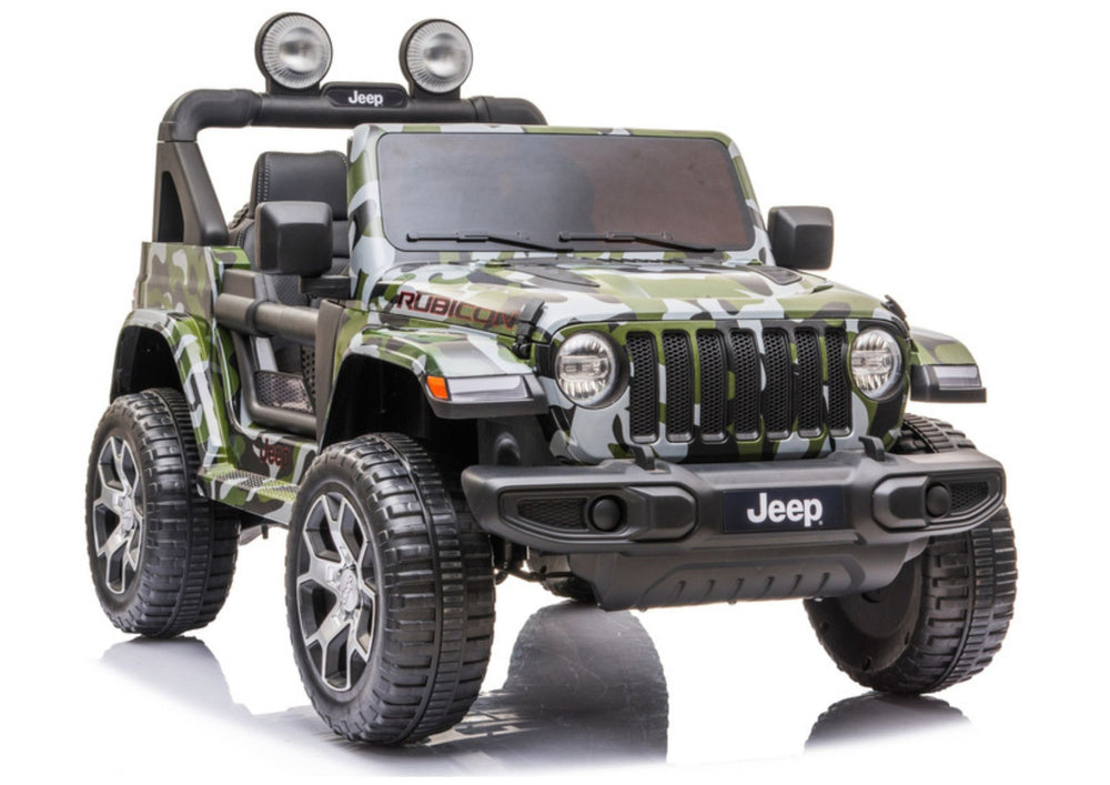 Electric Ride-On Car Jeep Wrangler Rubicon DK-JWR555 Camo – Electric Ride-On