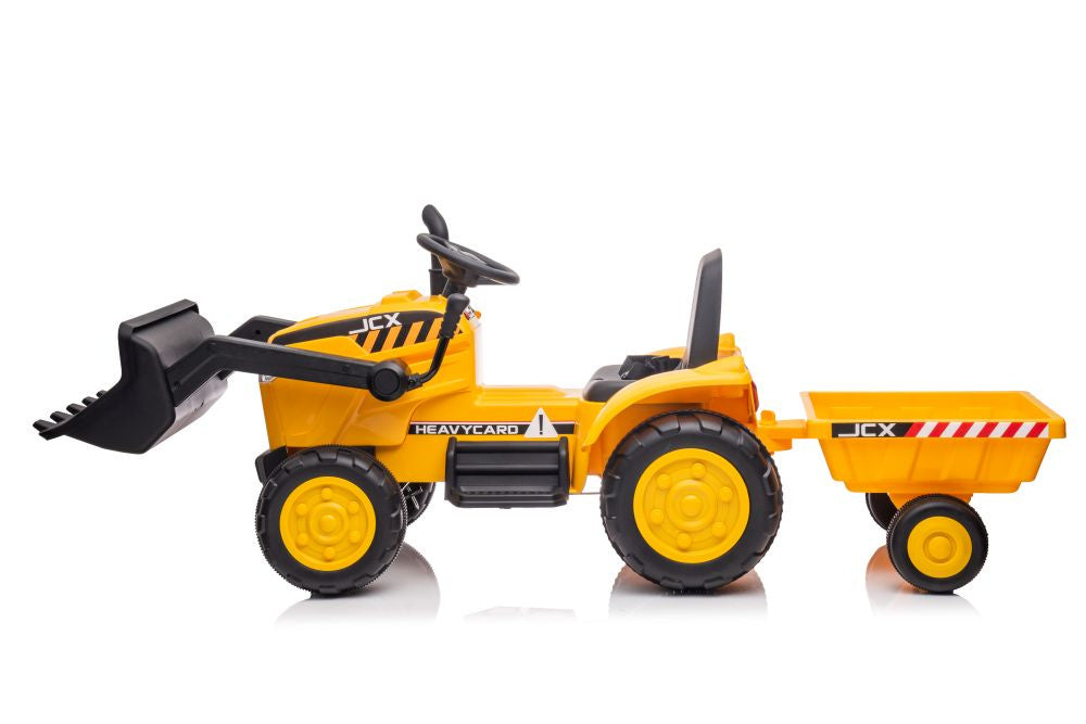 Battery Tractor With Trailer S617 Yellow – view 2