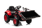 Rechargeable tractor with bucket BW-X002A Red – view 2