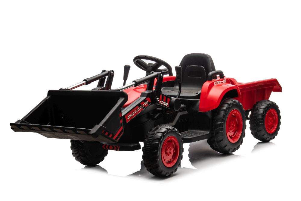 Rechargeable tractor with bucket BW-X002A Red – view 13