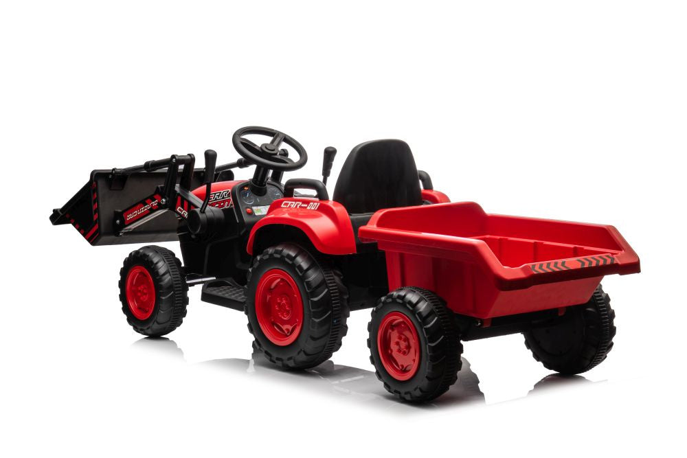 Rechargeable tractor with bucket BW-X002A Red – view 14
