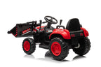 Rechargeable tractor with bucket BW-X002A Red – view 4