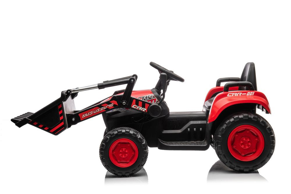Rechargeable tractor with bucket BW-X002A Red – view 5