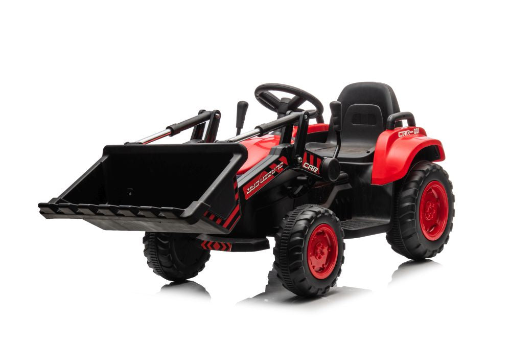 Rechargeable tractor with bucket BW-X002A Red – view 6