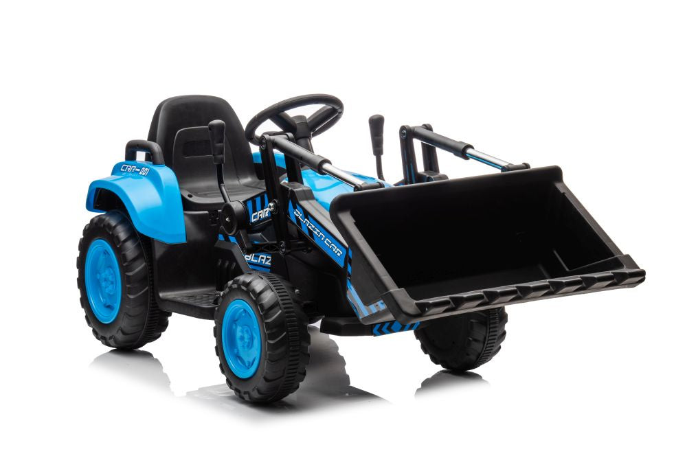 Traktor Na Akumulator Z Łyżką BW-X002A Niebieski – view 2