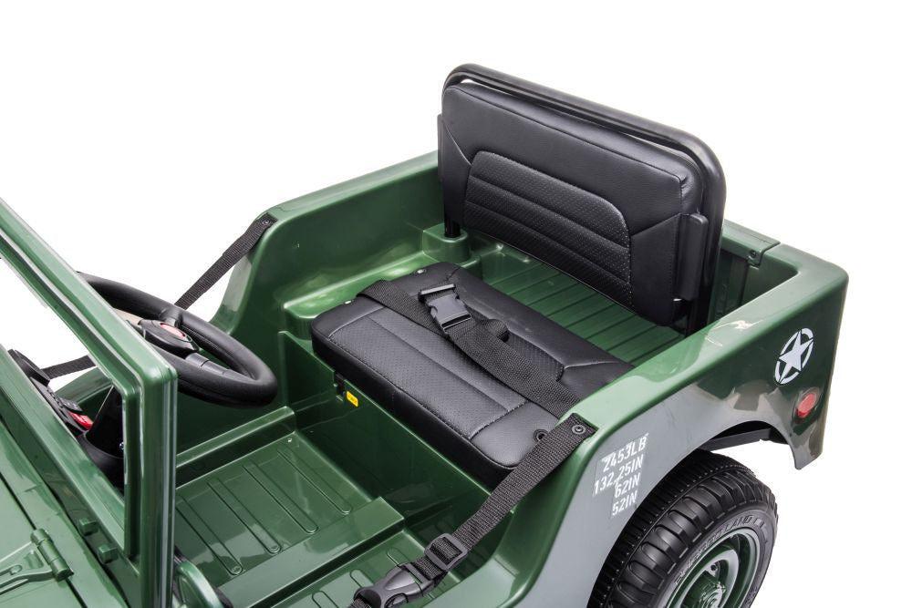 Battery Car JH-103 Army Green 4x4 – view 11