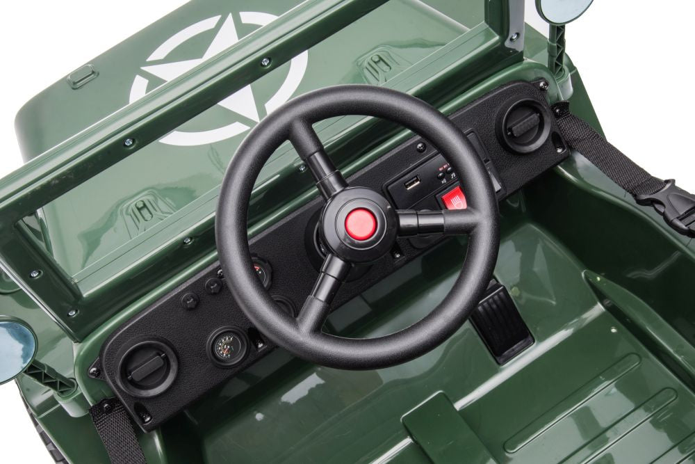 Battery Car JH-103 Army Green 4x4 – view 13