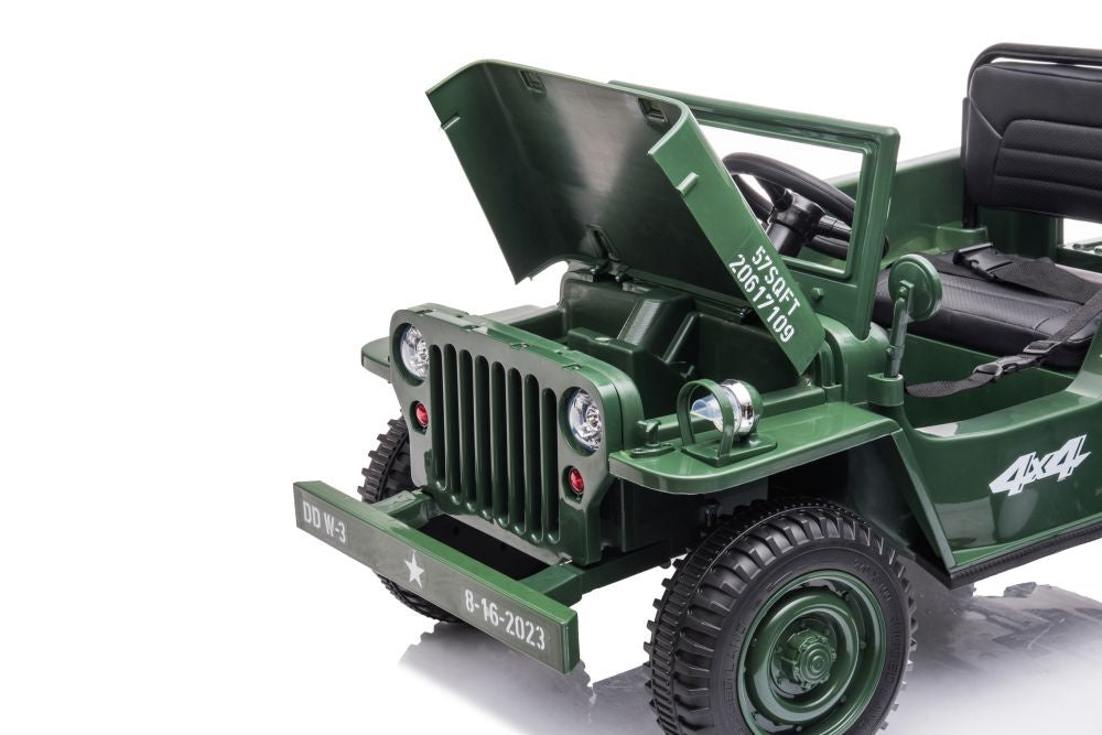 Battery Car JH-103 Army Green 4x4 – view 14