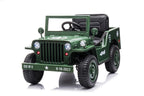 Battery Car JH-103 Army Green 4x4 – view 3