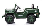 Battery Car JH-103 Army Green 4x4 – view 4