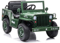 Battery Car JH-103 Army Green 4x4 – Electric Ride-On