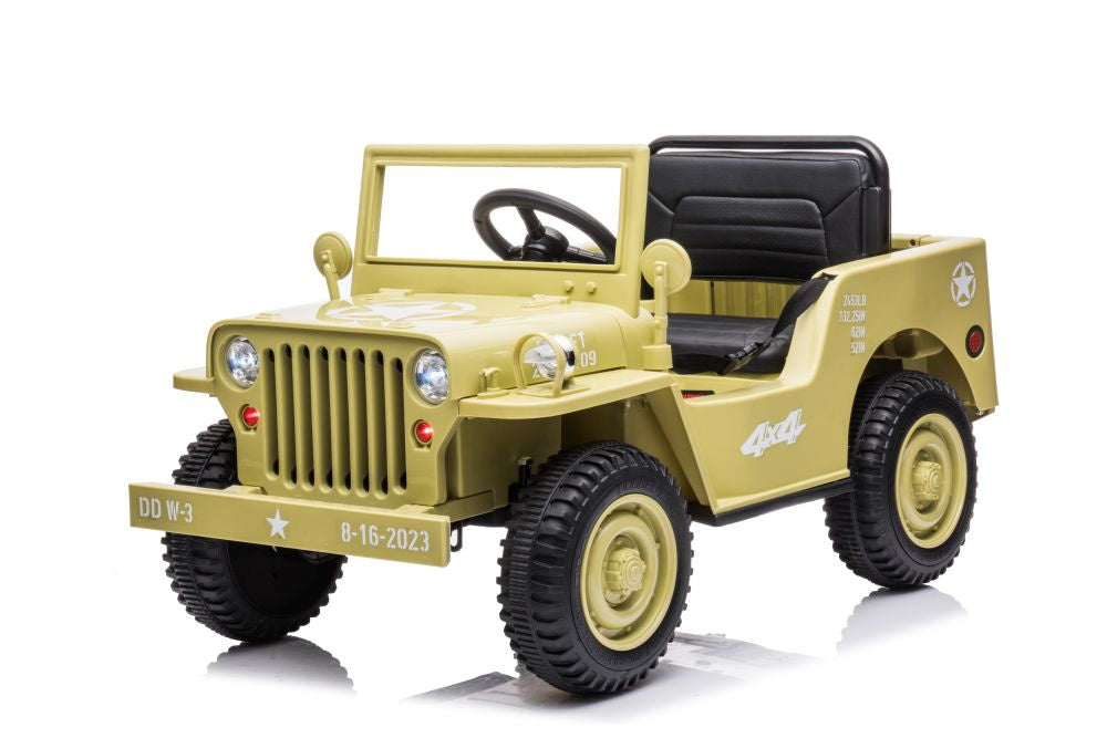 Battery Car JH-103 Khaki 4x4 – view 4