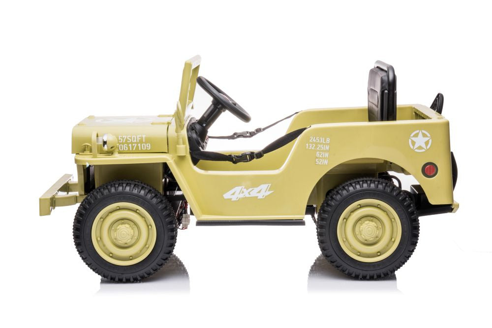 Battery Car JH-103 Khaki 4x4 – view 5