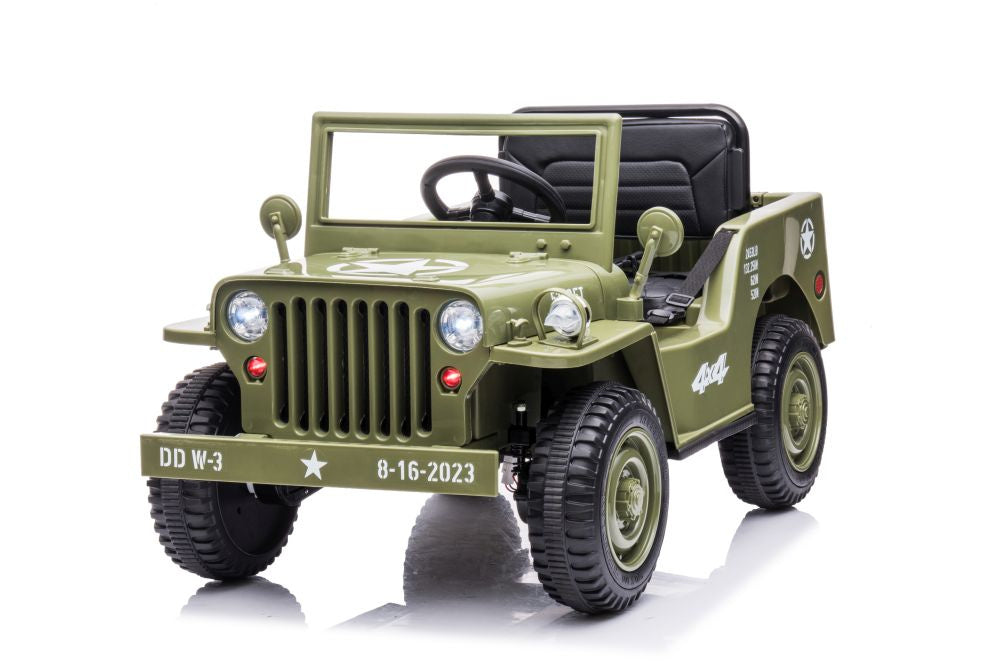 Battery Car JH-103 Olive Green 4x4 – view 3