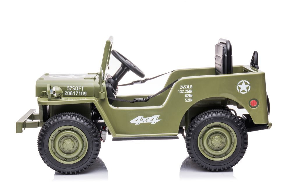 Battery Car JH-103 Olive Green 4x4 – view 5