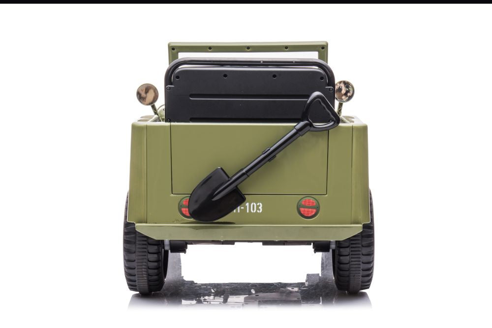 Battery Car JH-103 Olive Green 4x4 – view 7