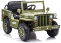 Battery Car JH-103 Olive Green 4x4 – Electric Ride-On