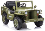 Battery Car JH-103 Olive Green 4x4 – Electric Ride-On