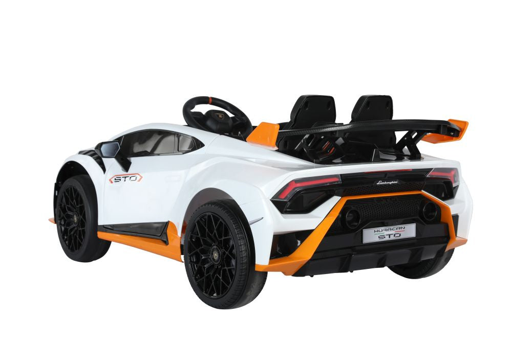 White Lamborghini STO DRIFT Electric Vehicle – view 4