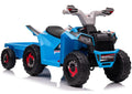 XMX630T Blue Battery Quad Bike With Trailer – Electric Ride-On