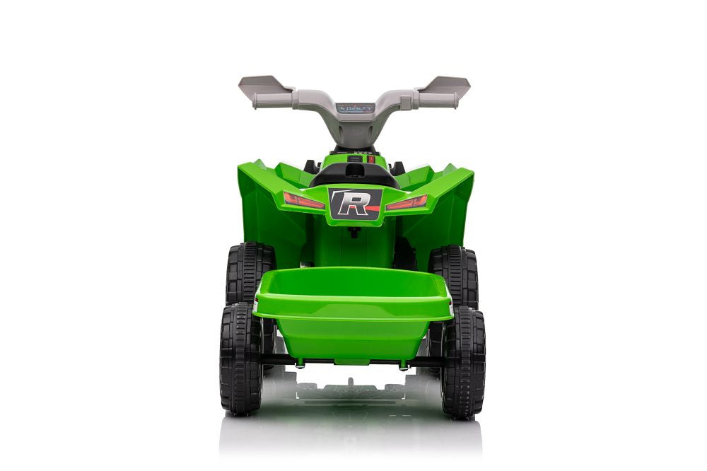 XMX630T Green Battery Quad Bike With Trailer – view 5