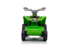 XMX630T Green Battery Quad Bike With Trailer – view 5