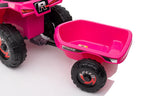 XMX630T Pink Battery Quad Bike With Trailer – view 5