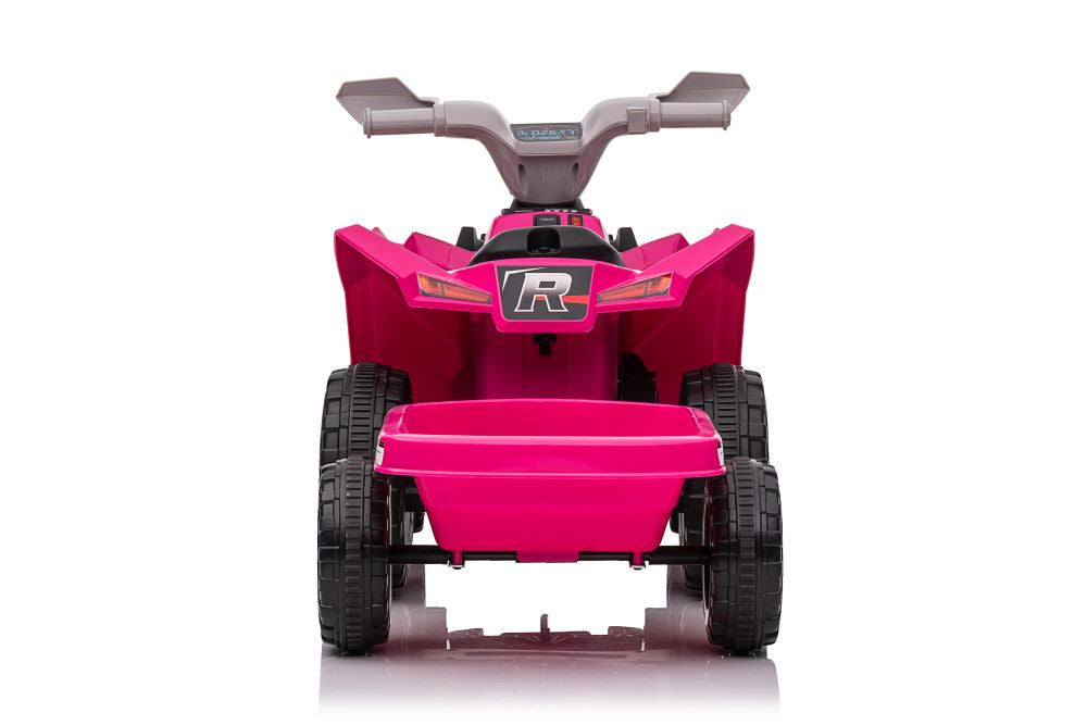 XMX630T Pink Battery Quad Bike With Trailer – view 14