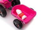 XMX630T Pink Battery Quad Bike With Trailer – view 7