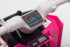 XMX630T Pink Battery Quad Bike With Trailer – view 11