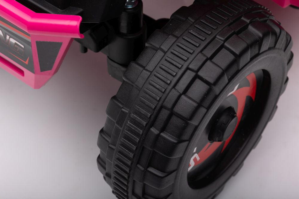 XMX630T Pink Battery Quad Bike With Trailer – view 13