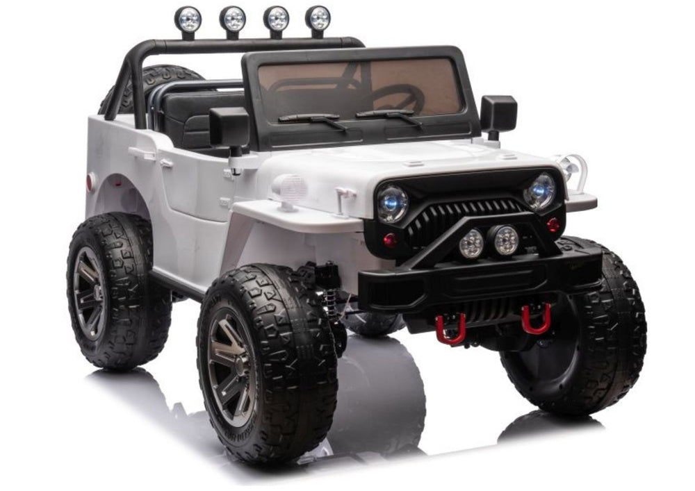 Battery-powered car JH-102 White 4x4 – Electric Ride-On