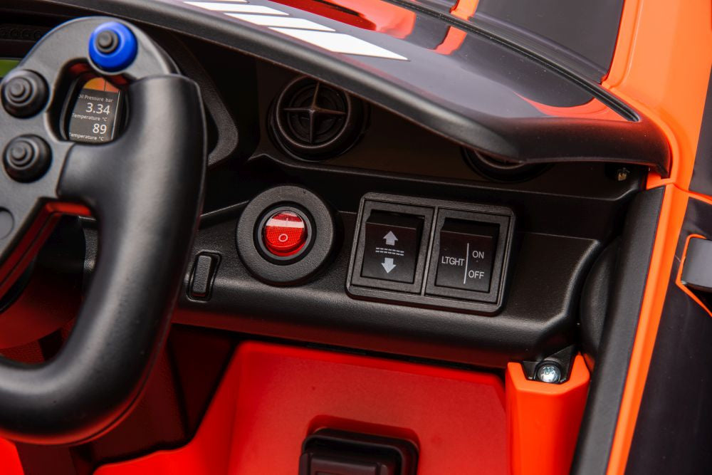 Battery-powered car Mercedes AMG GT3 Orange – view 16