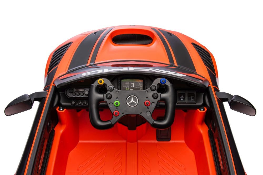 Battery-powered car Mercedes AMG GT3 Orange – view 18