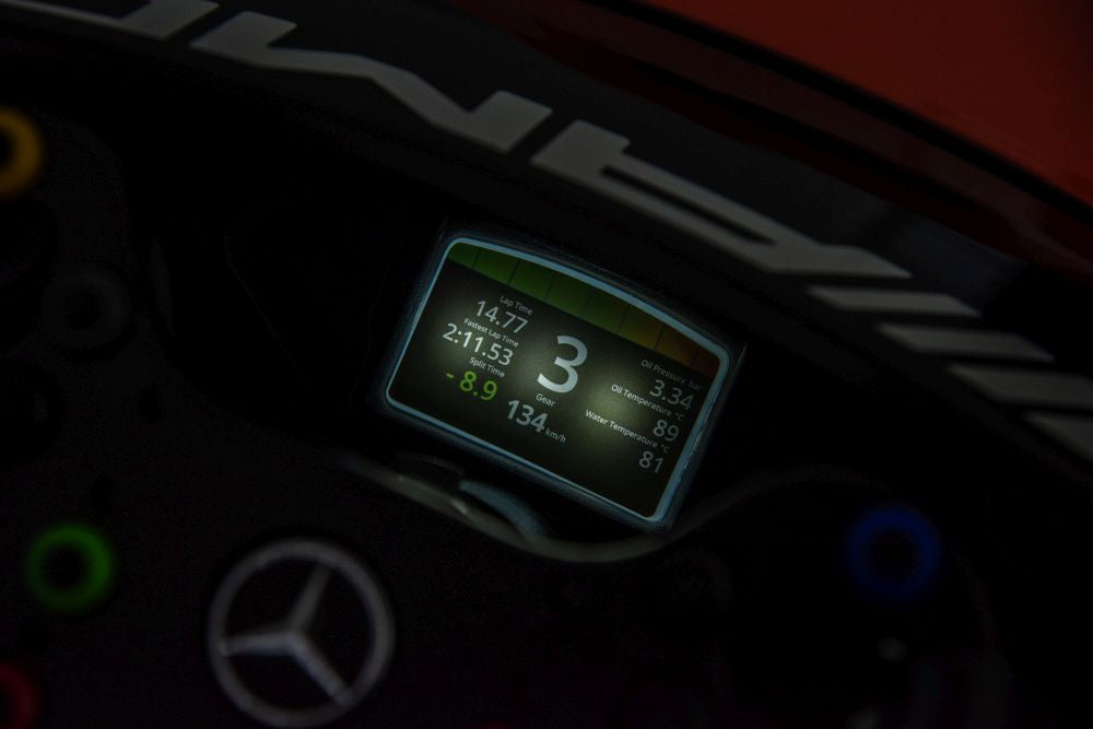 Battery-powered car Mercedes AMG GT3 Orange – view 22