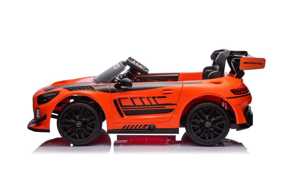 Battery-powered car Mercedes AMG GT3 Orange – view 4