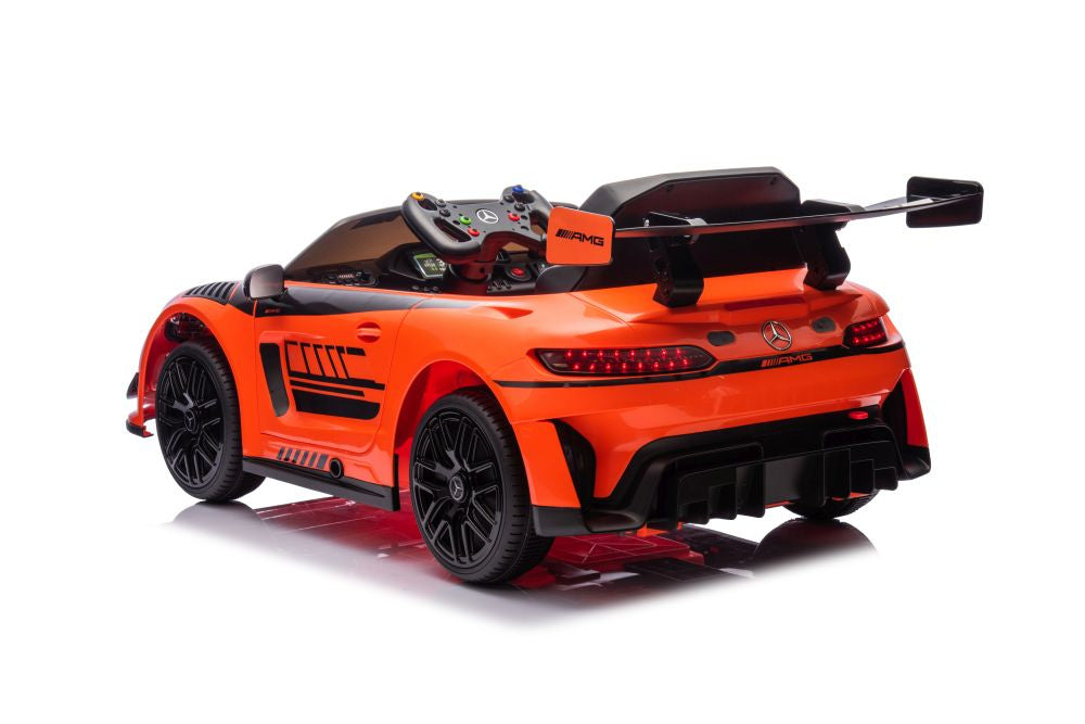 Battery-powered car Mercedes AMG GT3 Orange – view 6