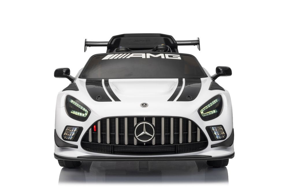 Battery-powered car Mercedes AMG GT3 White – view 2
