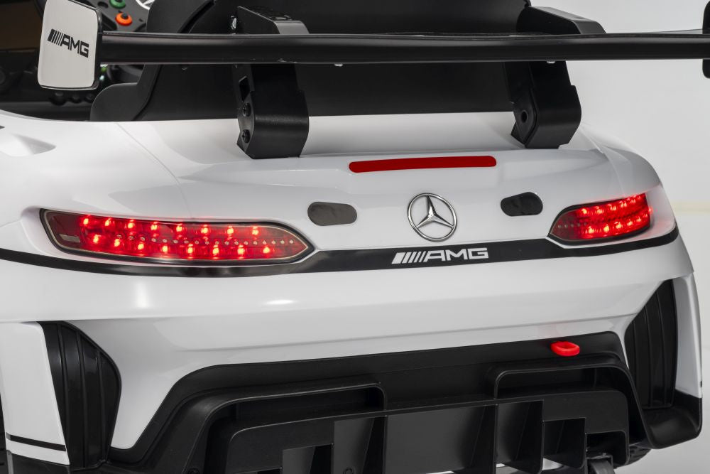Battery-powered car Mercedes AMG GT3 White – view 23