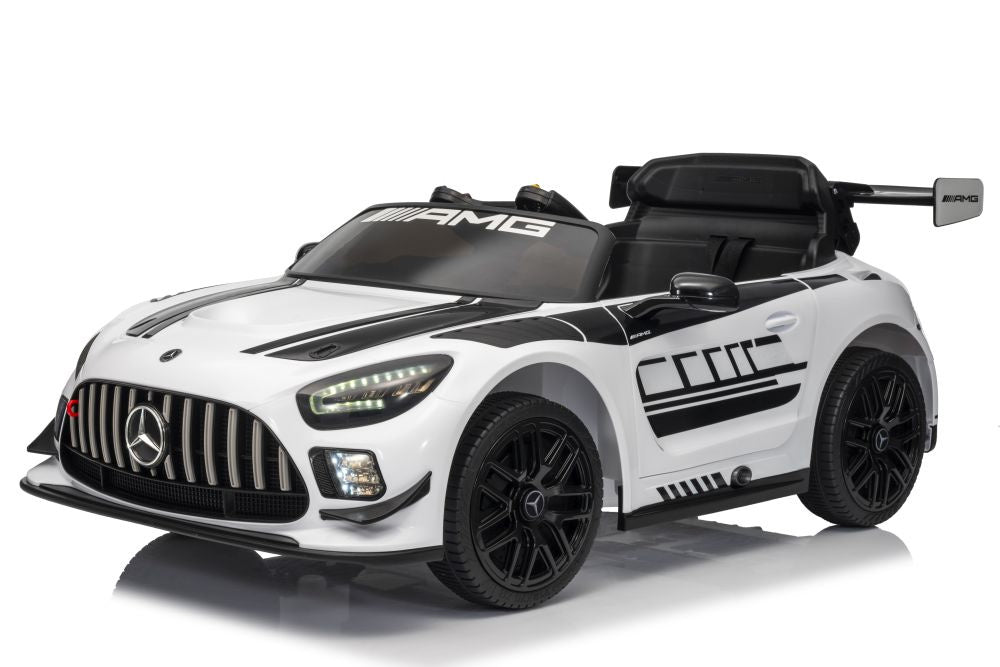 Battery-powered car Mercedes AMG GT3 White – view 4
